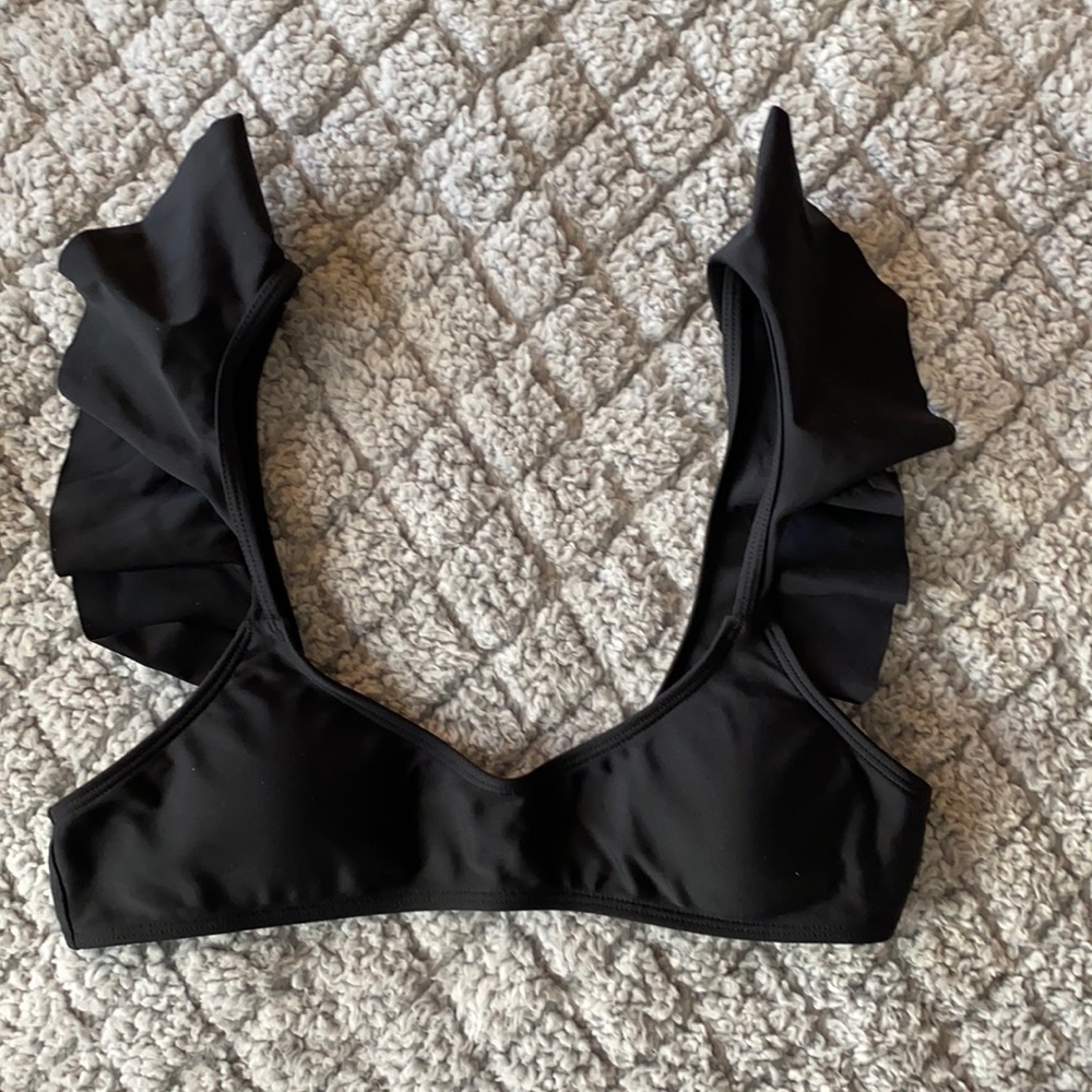 Black shein bikini top size S